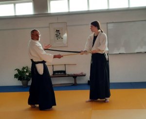 Face à un Bokken, attaquer avec un Jo peut s'avérer compliqué.